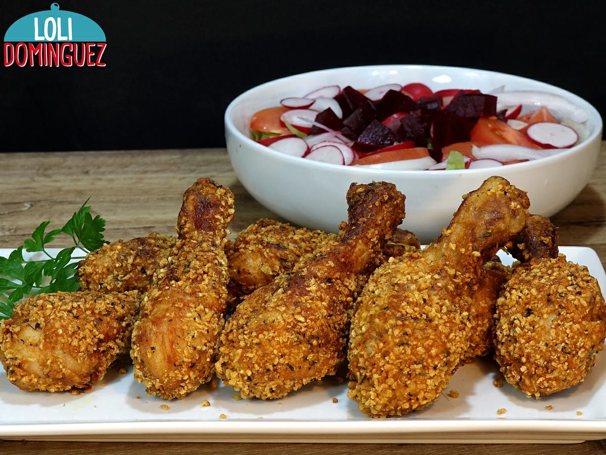 EL MÁS TIERNO Y JUGOSO POLLO FRITO QUE HABRÁS COMIDO NUNCA. Esta receta estoy segura de que la prepararas una y otra vez, porque es muy fácil de hacer, porque queda súper jugoso por dentro y crujiente por fuera