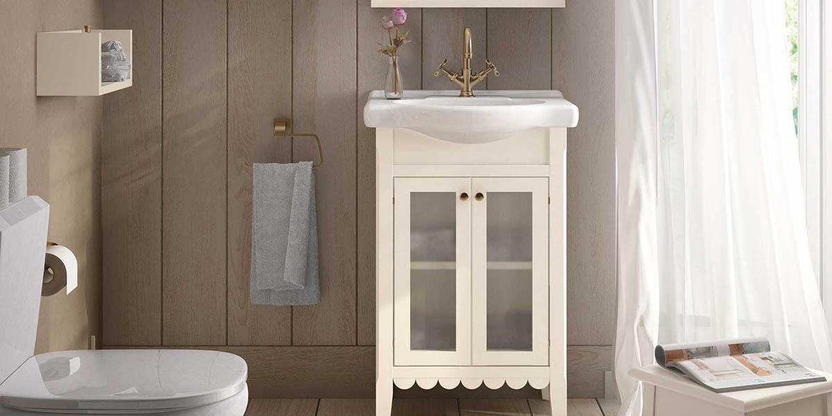 Lavabo rústico chic