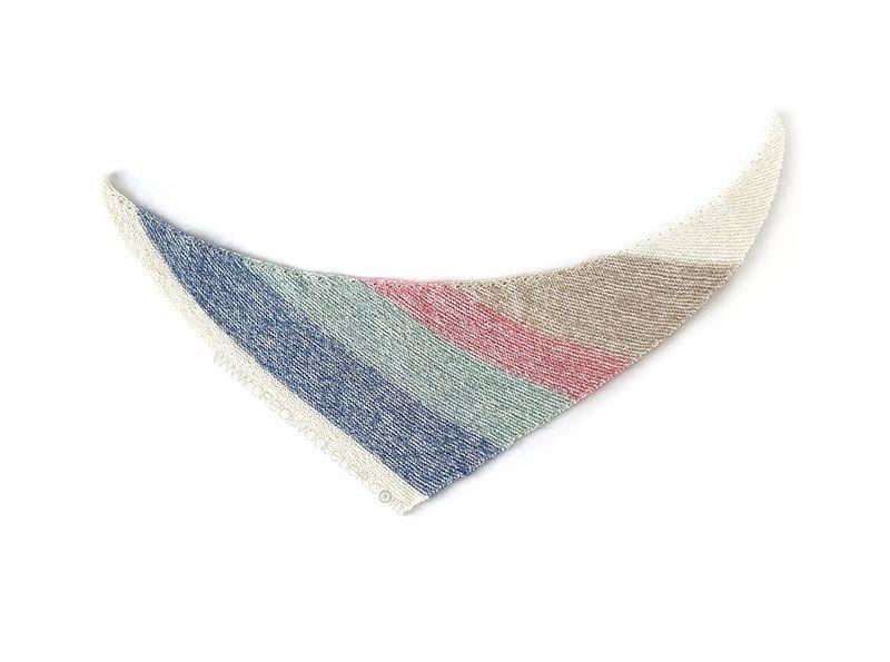 Chal de Punto SUGAR tejido con Mohair - Patrón 