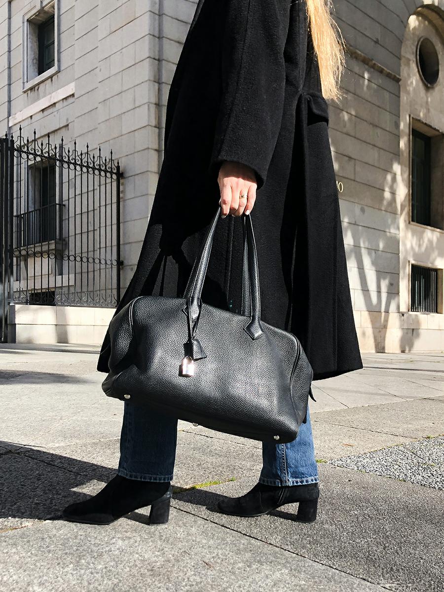 Trini | Max Mara coat Mih jeans