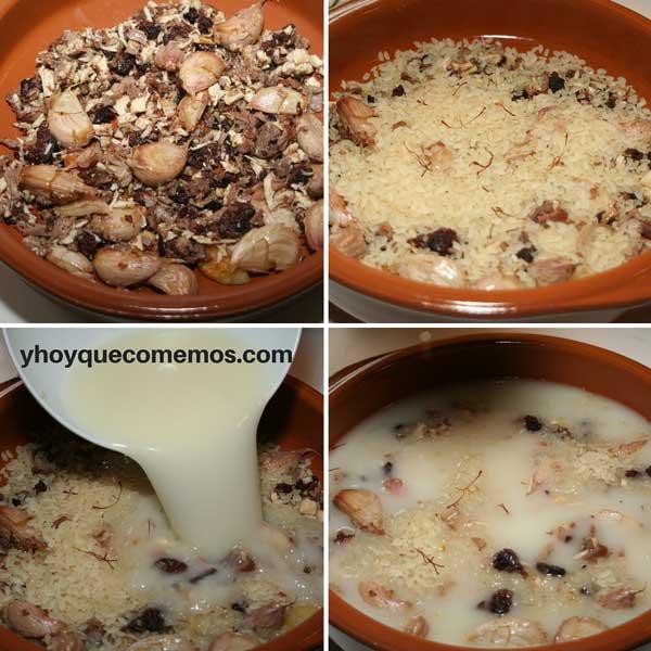 echar-azafran-y-caldo-de-pollo