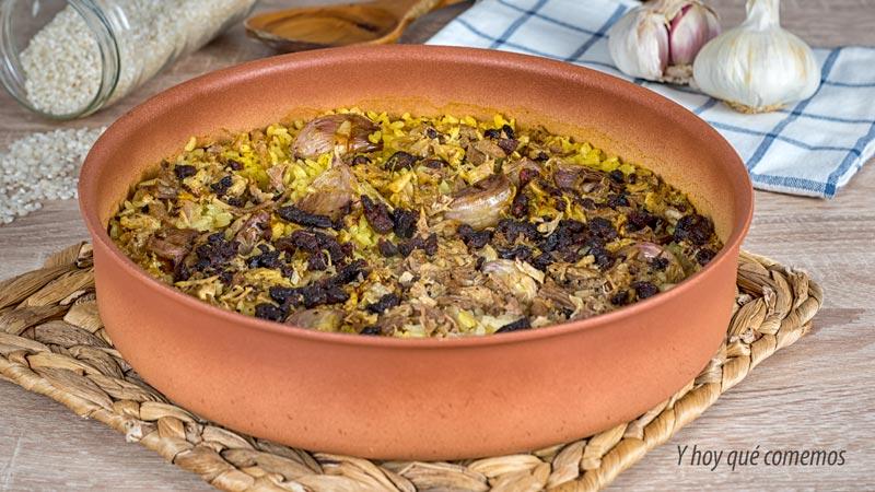 cocina de aprovechamiento arroz con pringa