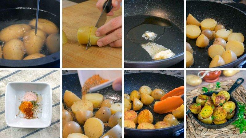 como hacer patatas especiadas sin freir