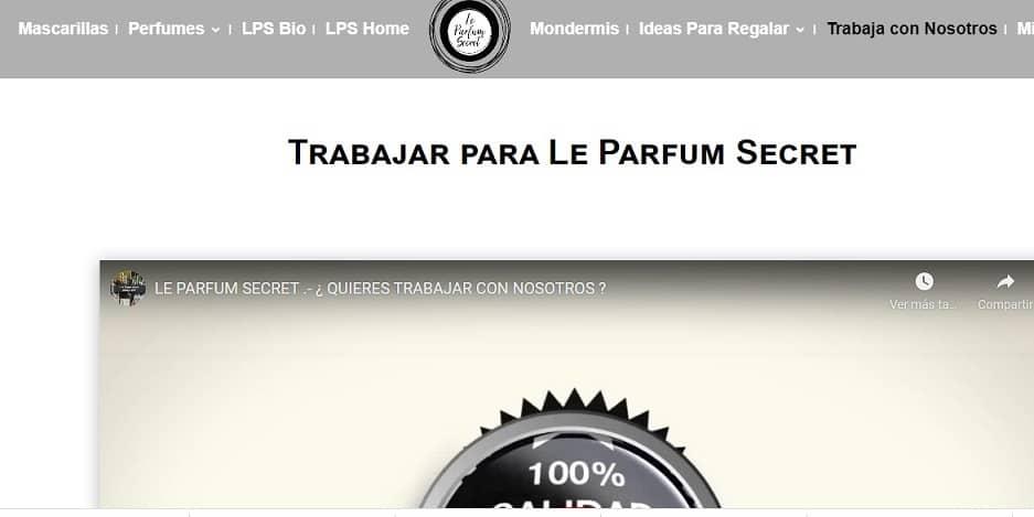 trabajar para le parfum secret desde casa