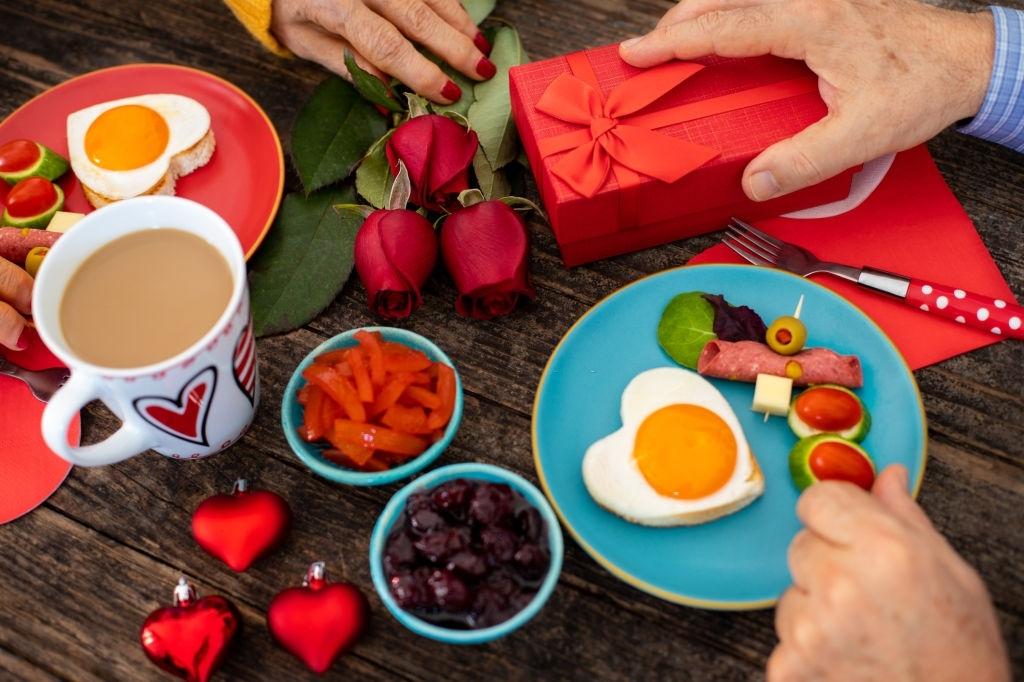 desayuno dia de los enamorados