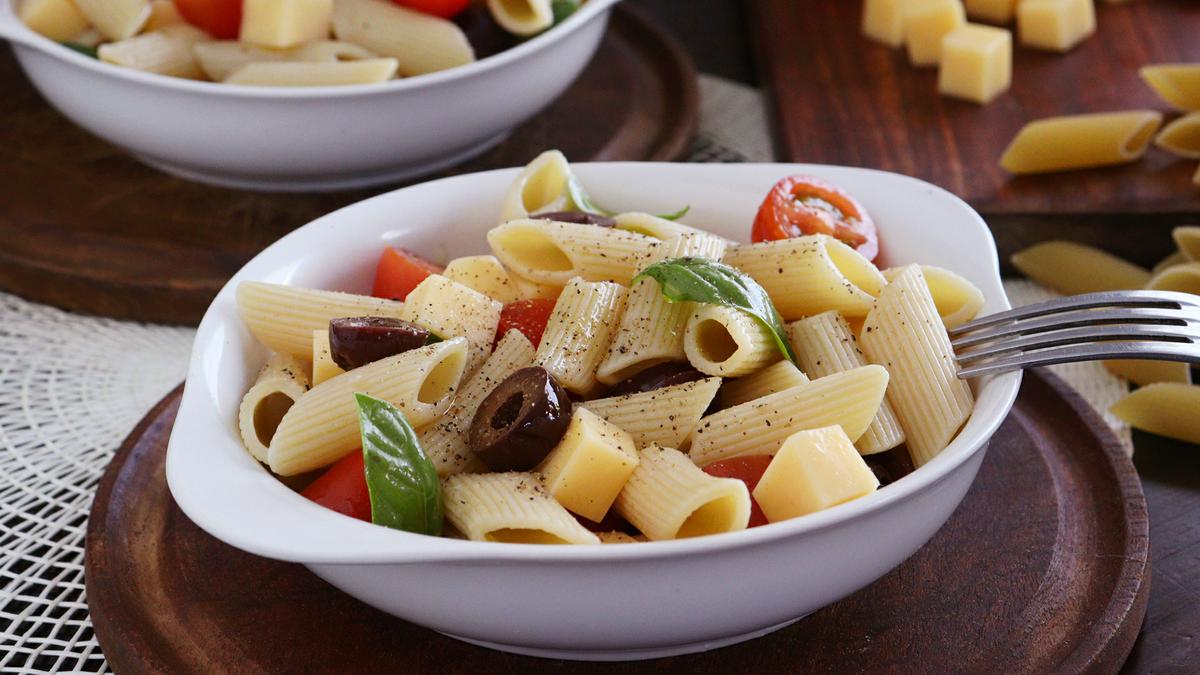 ensalada de pasta fideos fria