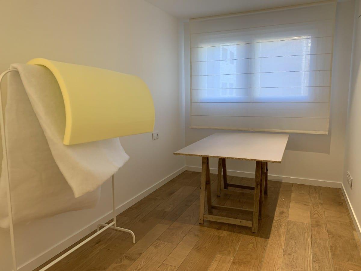 tablero para hacer un cabecero tapizado