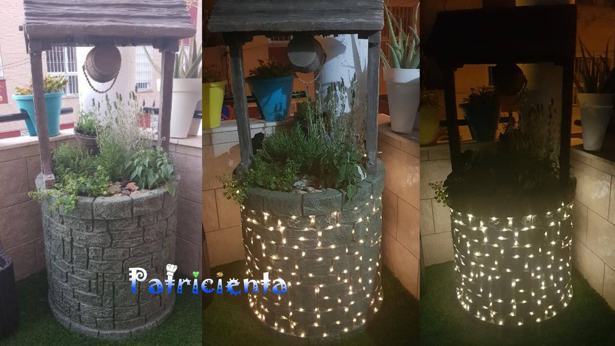 Trasformar un viejo pozo fuente en un macetero aromático