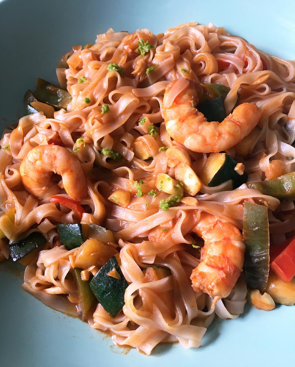 tallarines con langostinos 2