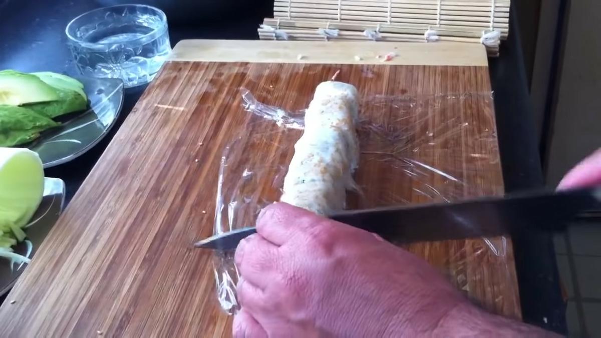 cortar california roll