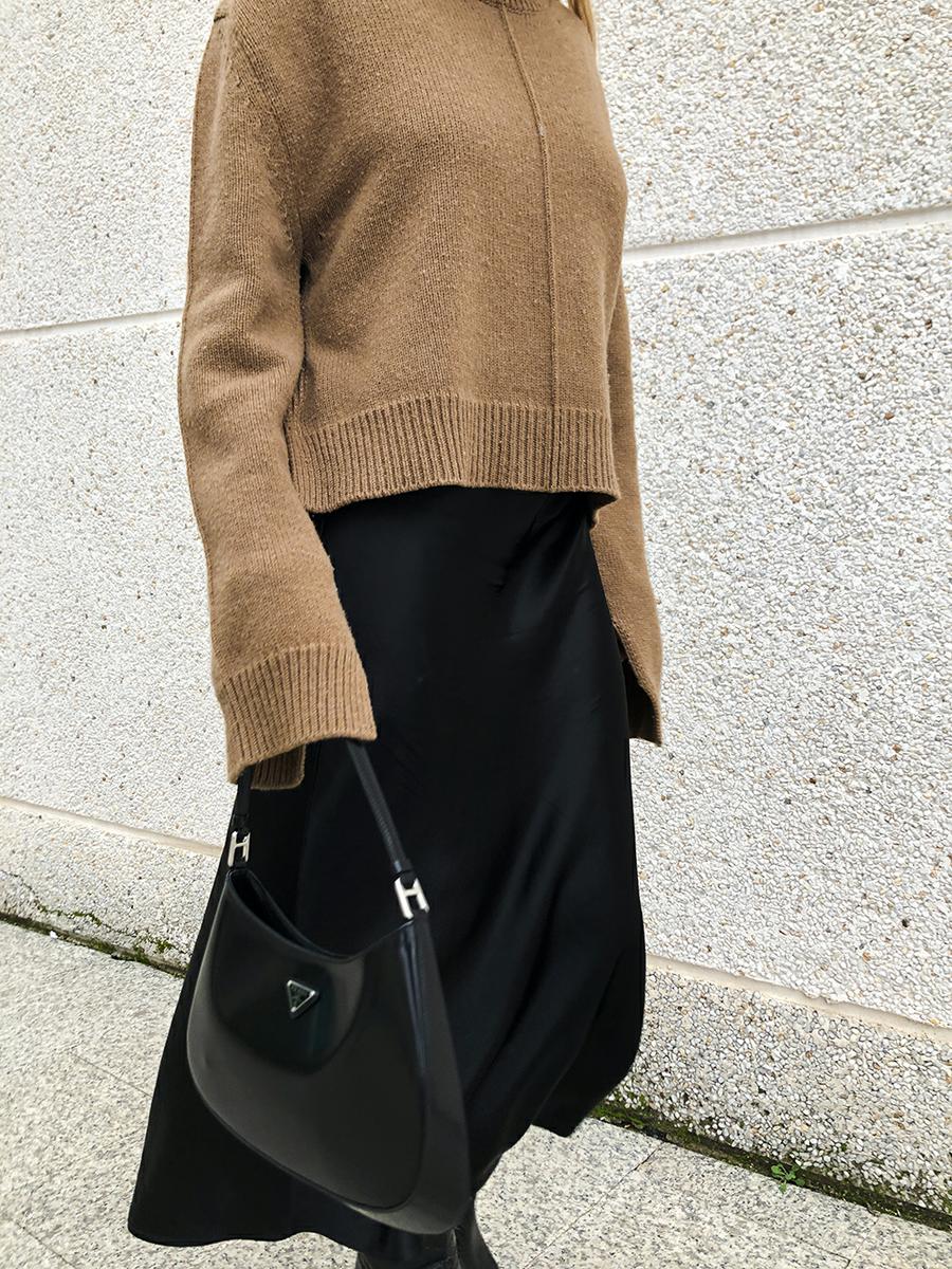 Trini | Celine sweater MaxMara skirt