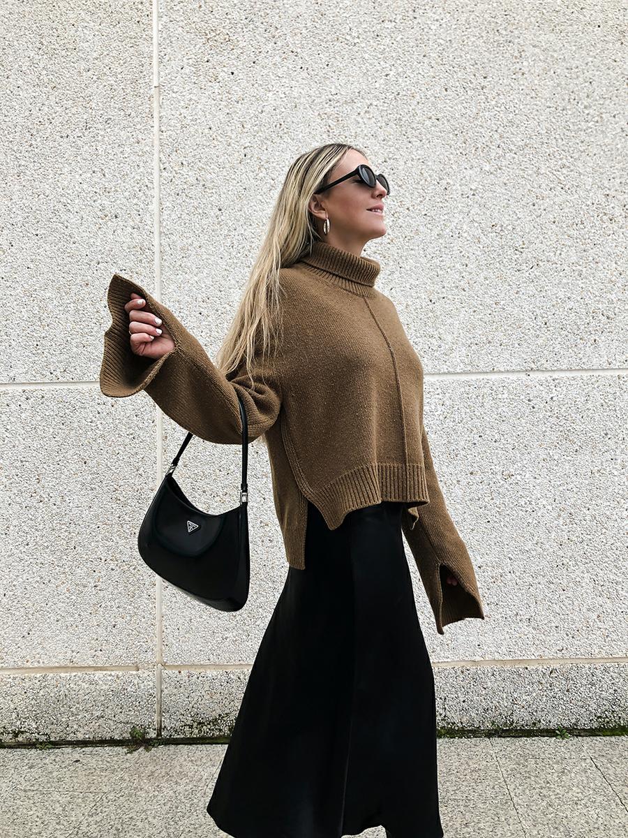 Trini | Celine sweater MaxMara skirt