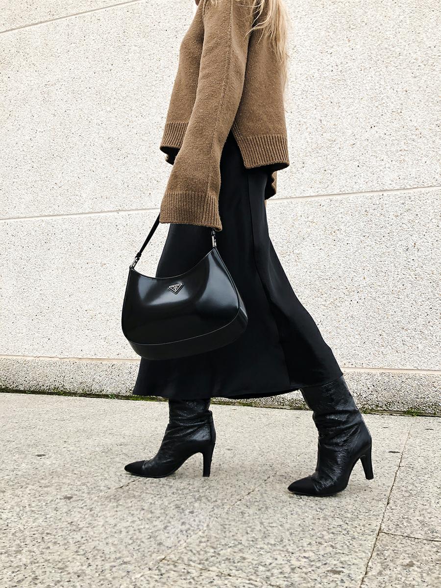 Trini | Celine sweater MaxMara skirt