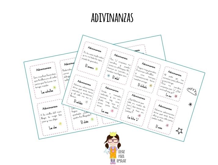 caja de las vocales adivinanzas