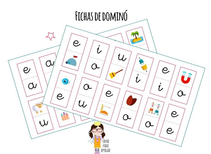 fichas de dominó descargables