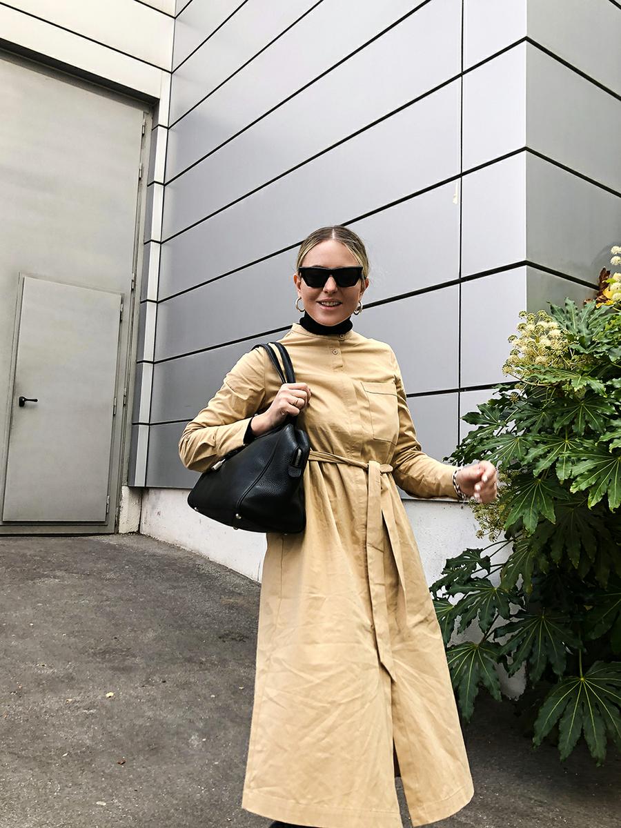 Trini | Prada boots Hermes bag