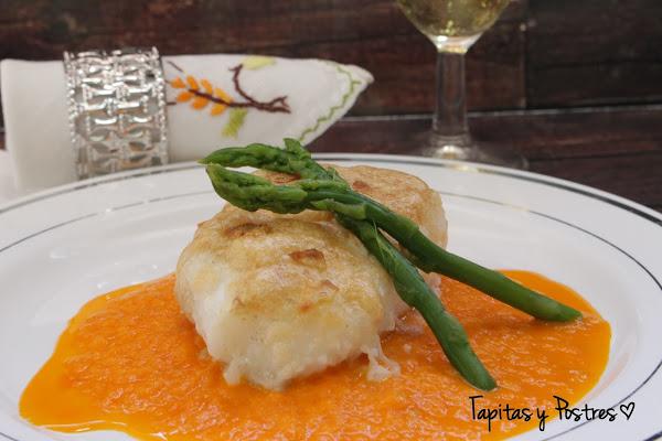 salmón en salsa de naranja