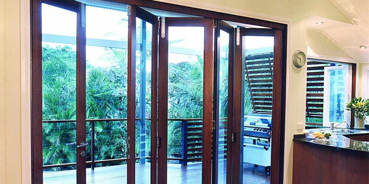 Puertas plegables para exterior