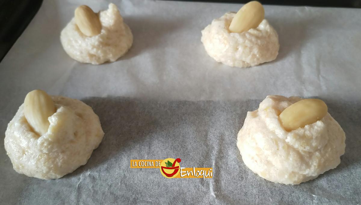 Galletas de almendra sin gluten y sin azúcar