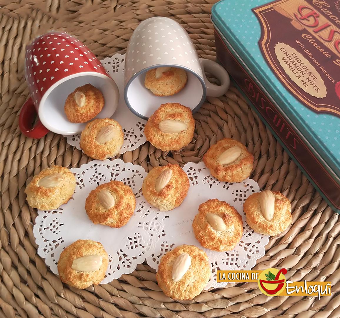 Galletas de almendra sin gluten y sin azúcar