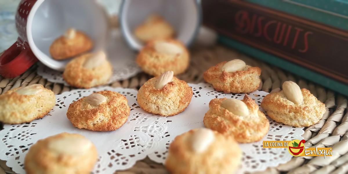 Galletas de almendra sin gluten y sin azúcar