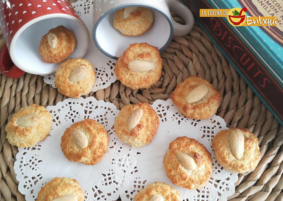 Galletas de almendra sin gluten y sin azúcar