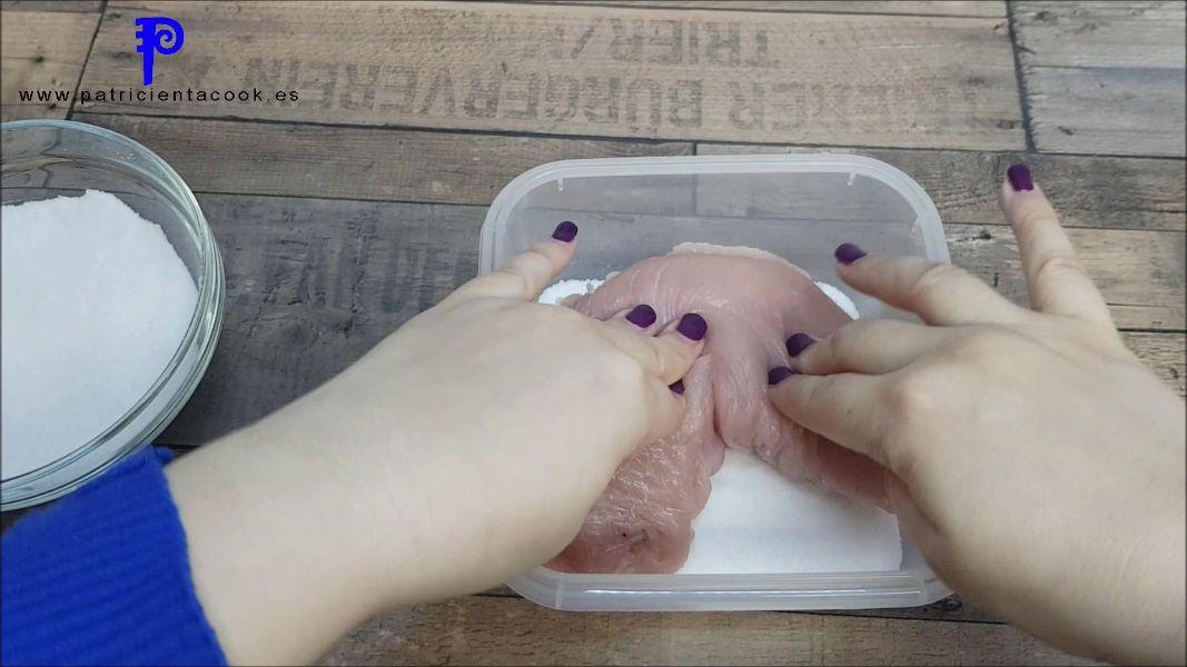 Solomillo de pavo seco en casa a las hierbas provenzales