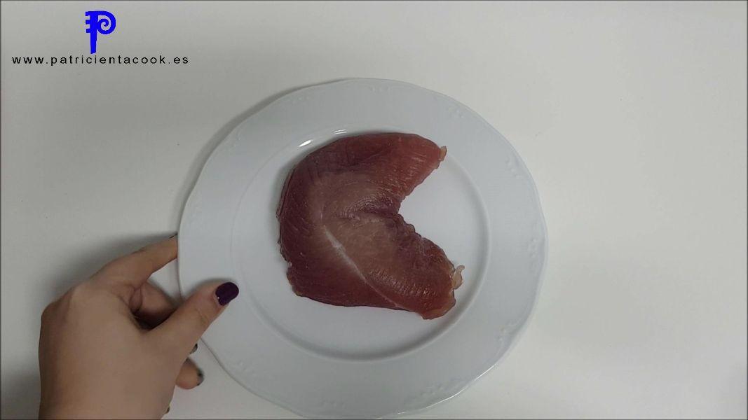 Solomillo de pavo seco en casa a las hierbas provenzales