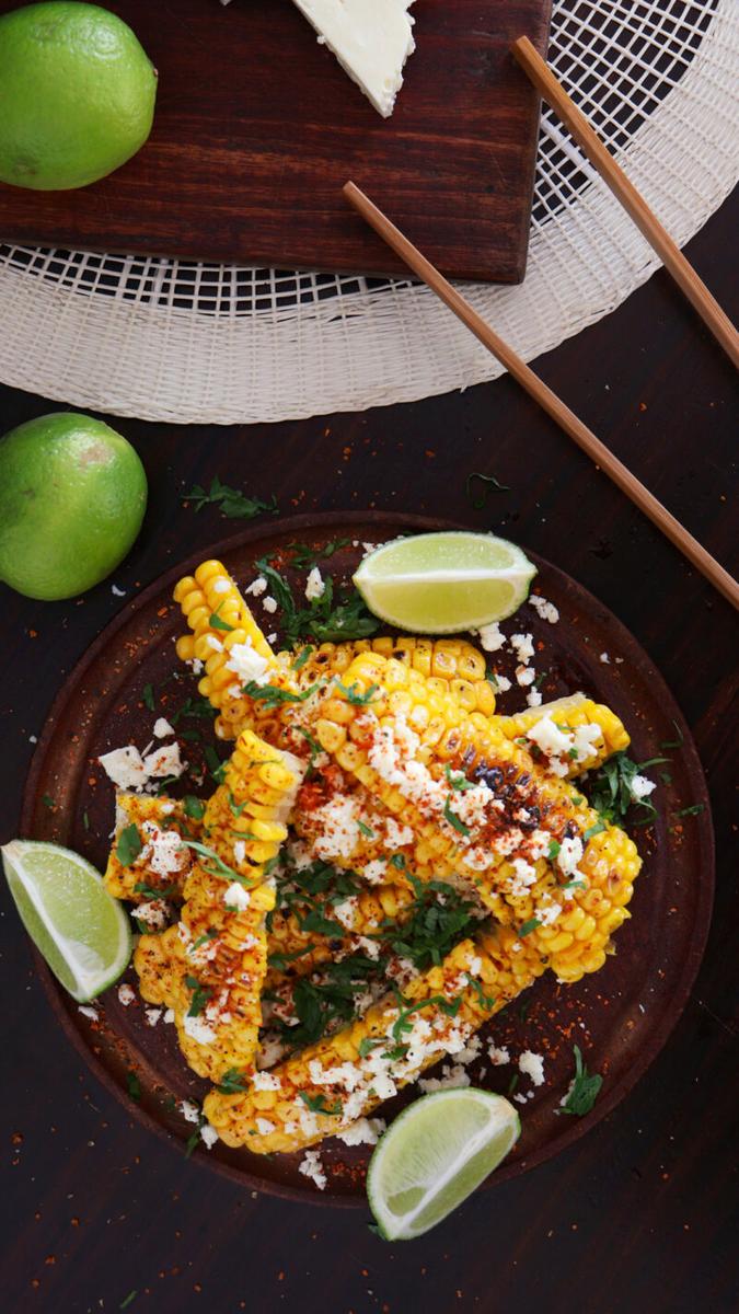 choclos con manteca queso corn ribs elote