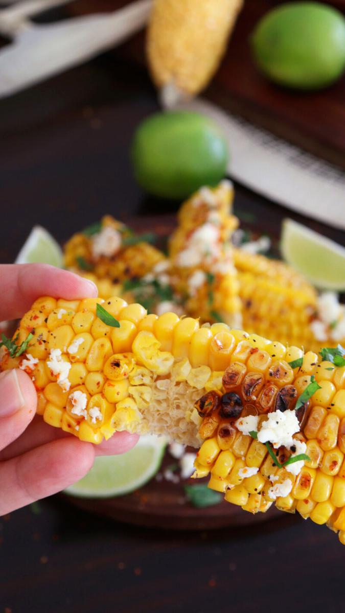 choclos con manteca queso corn ribs elote