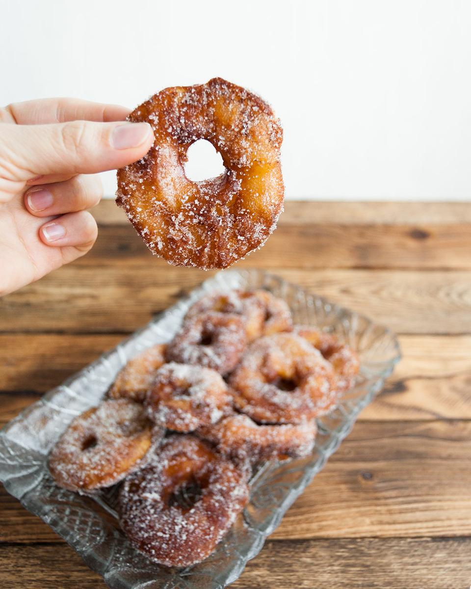 buñuelos de manzana caseros