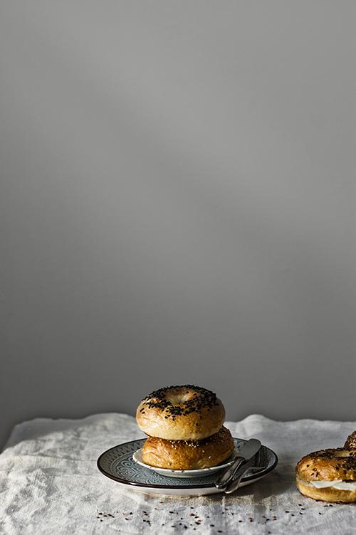 como hacer bagels caseros