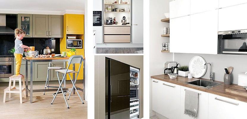 Ubicación del microondas en la cocina