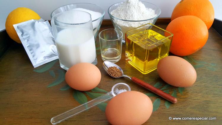 Ingredientes para tarta casera