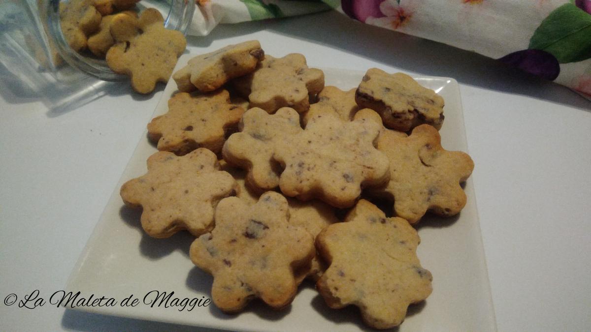 galletas de piña y chocolate
