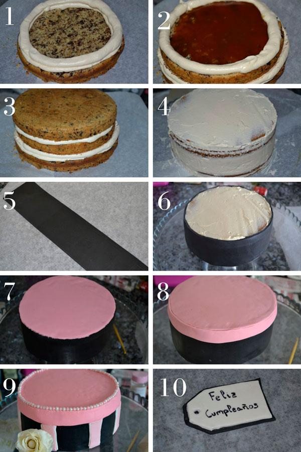 Tarta caja de zapatos