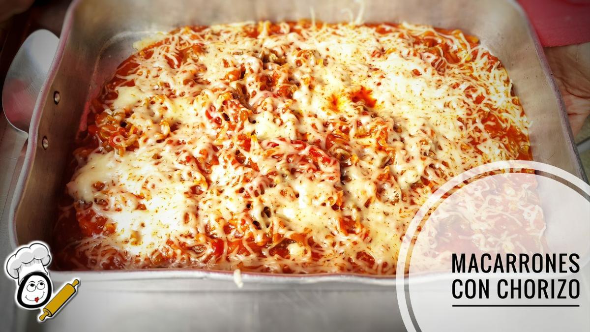 Cómo preparar una macarrones con chorizo en Mambo de Cecotec