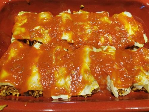 Rollitos de col veganos