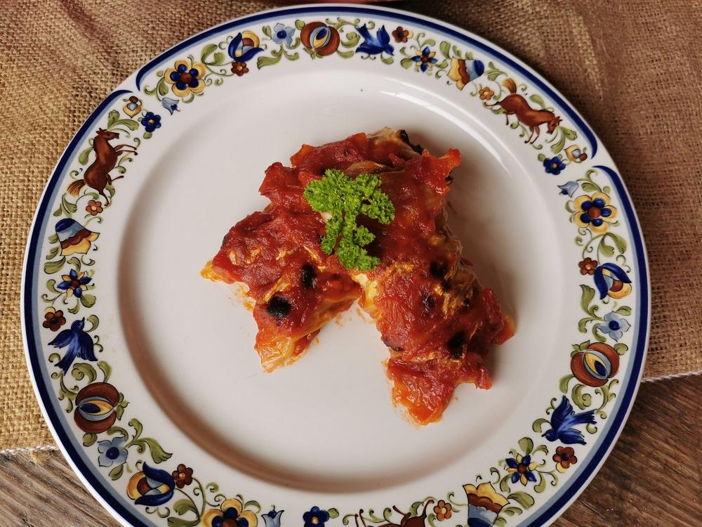 Rollitos veganos de Col