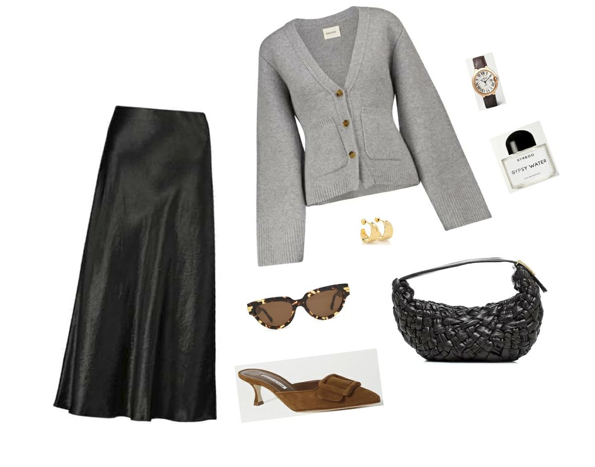 Trini | Khaite sweater MaxMara skirt