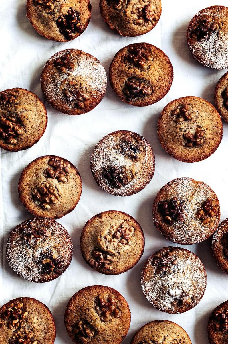 como hacer friands de nueces