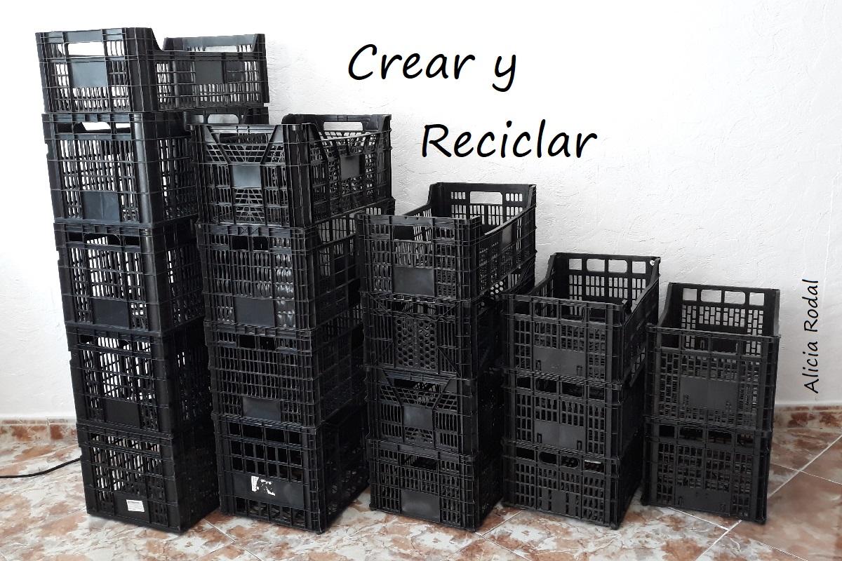 En este tutorial te muestro 5 maneras diferentes de reutilizar cajas plásticas donde suele venir las frutas y verduras del supermercado y fruterías. Son ideas de reciclaje creativo muy útil para tu casa o negocio DIY. Reciclaje creativo. Ideas creativas 