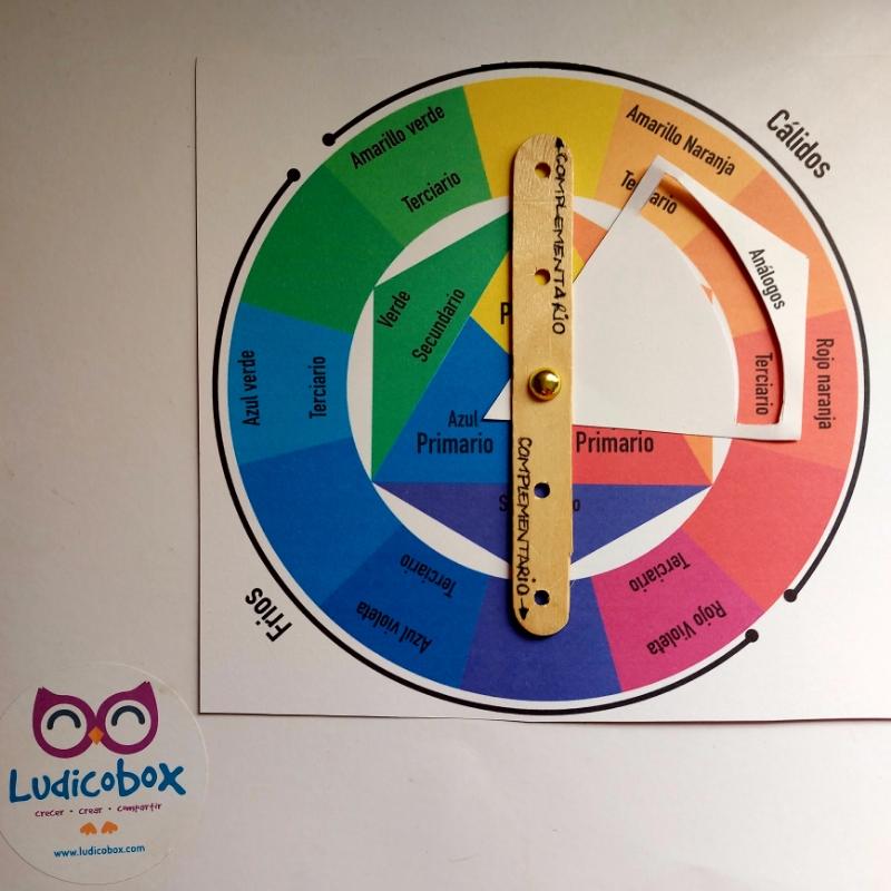 rueda del color DIY