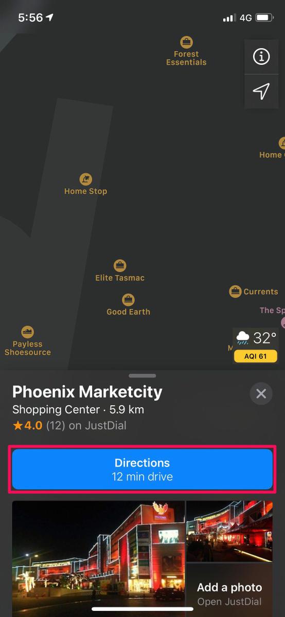 Cómo compartir la hora de llegada con Mapas en el iPhone