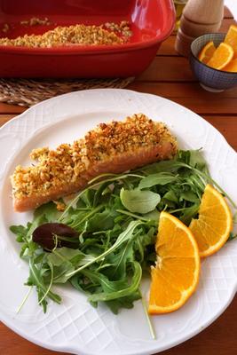SALMÓN CON COSTRA