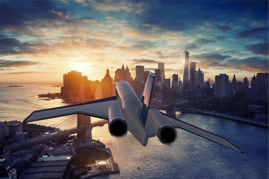 Londres a Nueva York en 90 minutos en un avión supersónico