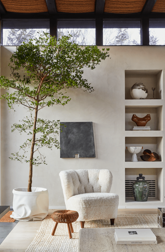 decoralinks | #athenacalderone #colinking #butaca #lanaboucle #salon #midcentury