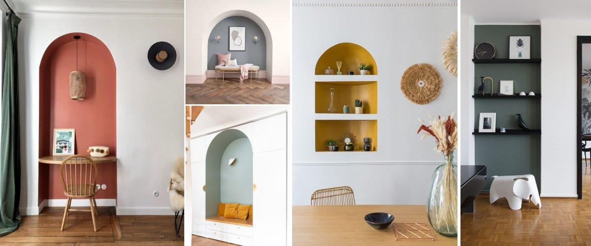 Pinta hornacinas y nichos a contraste