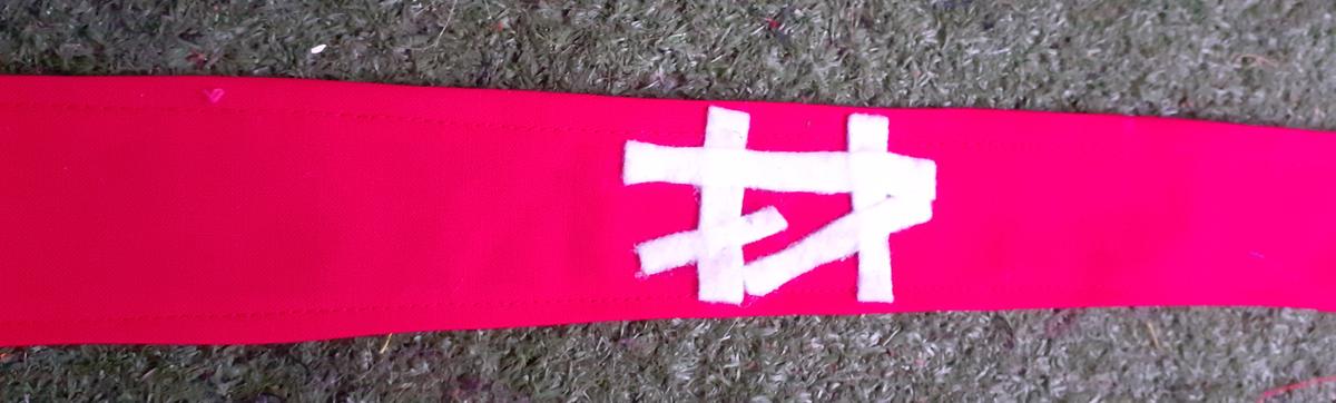 banda frente disfraz ninja