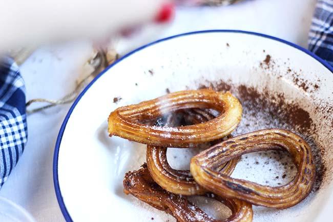 Churros con azúcar